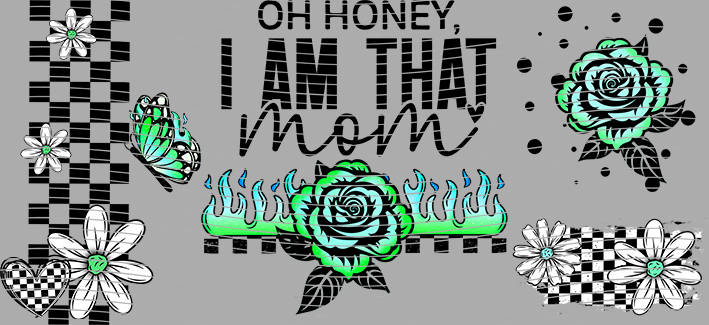 16oz Distressed Checkered-DC-14